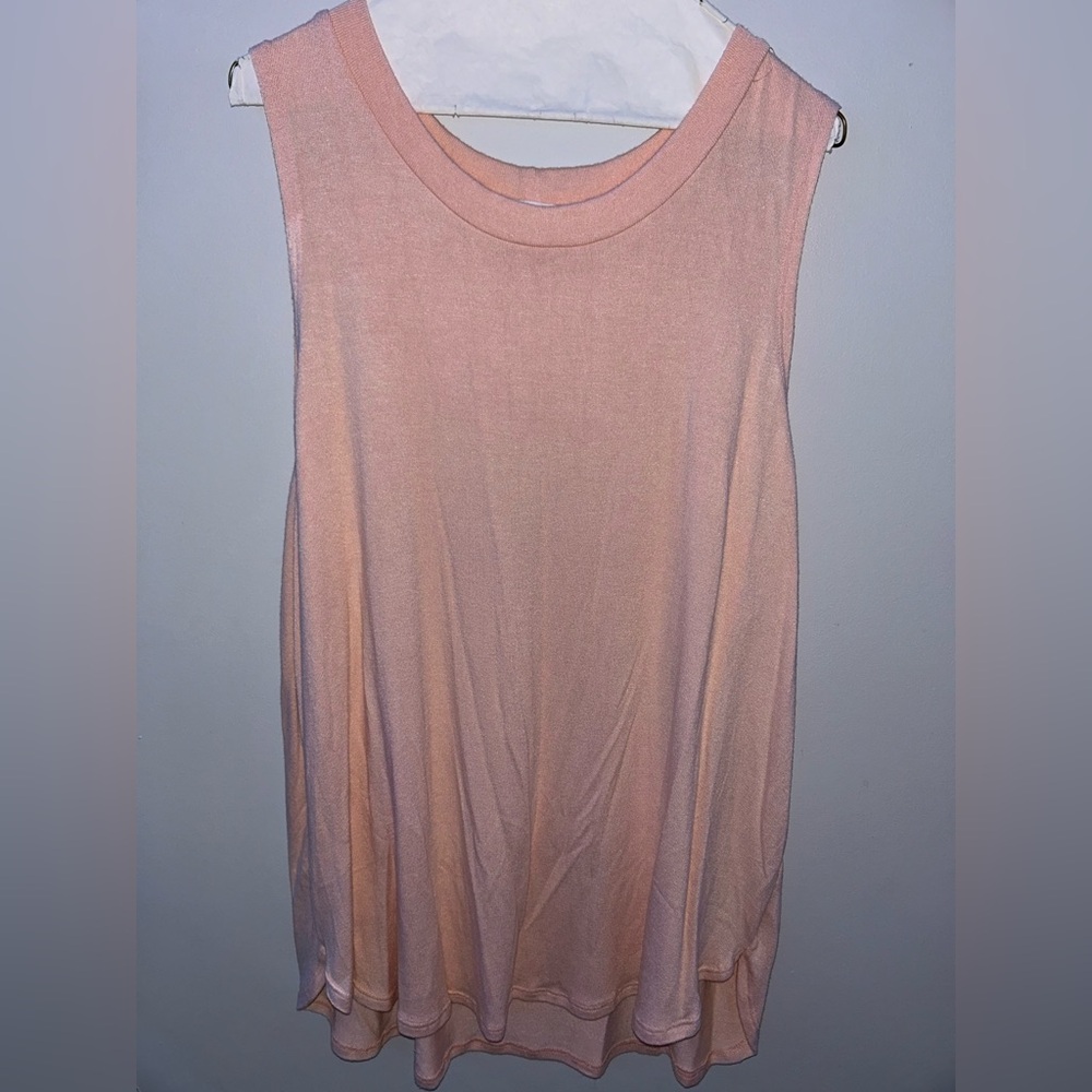 First Love Soft Peach Tank Top